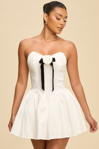 White Mini Tube Dress